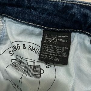 Buckle black used jeans